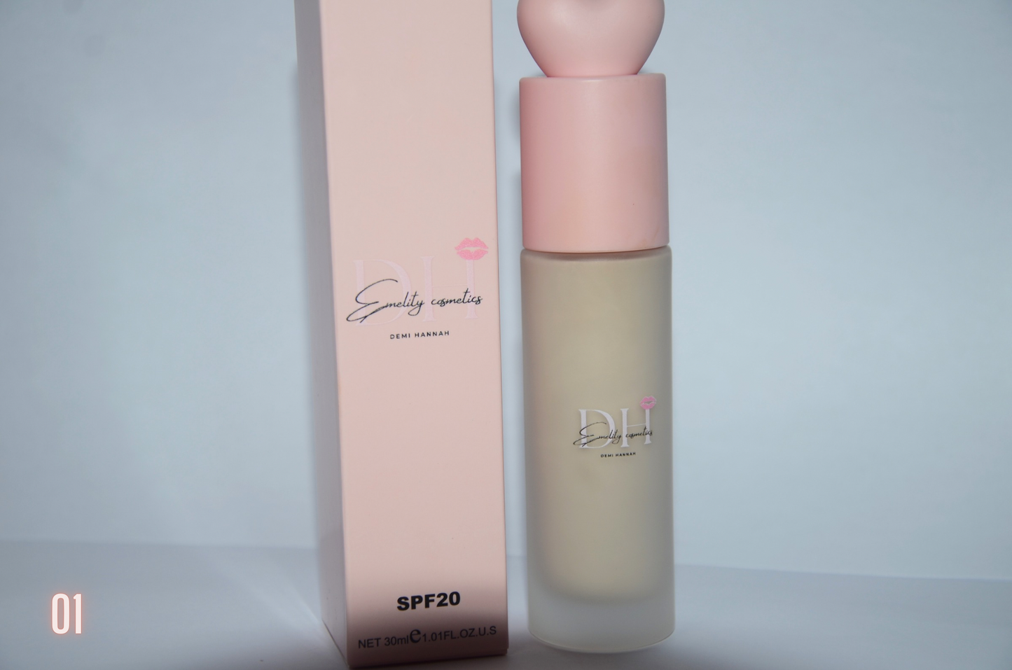 Emelity Cosmetics Heart Foundation with sp20